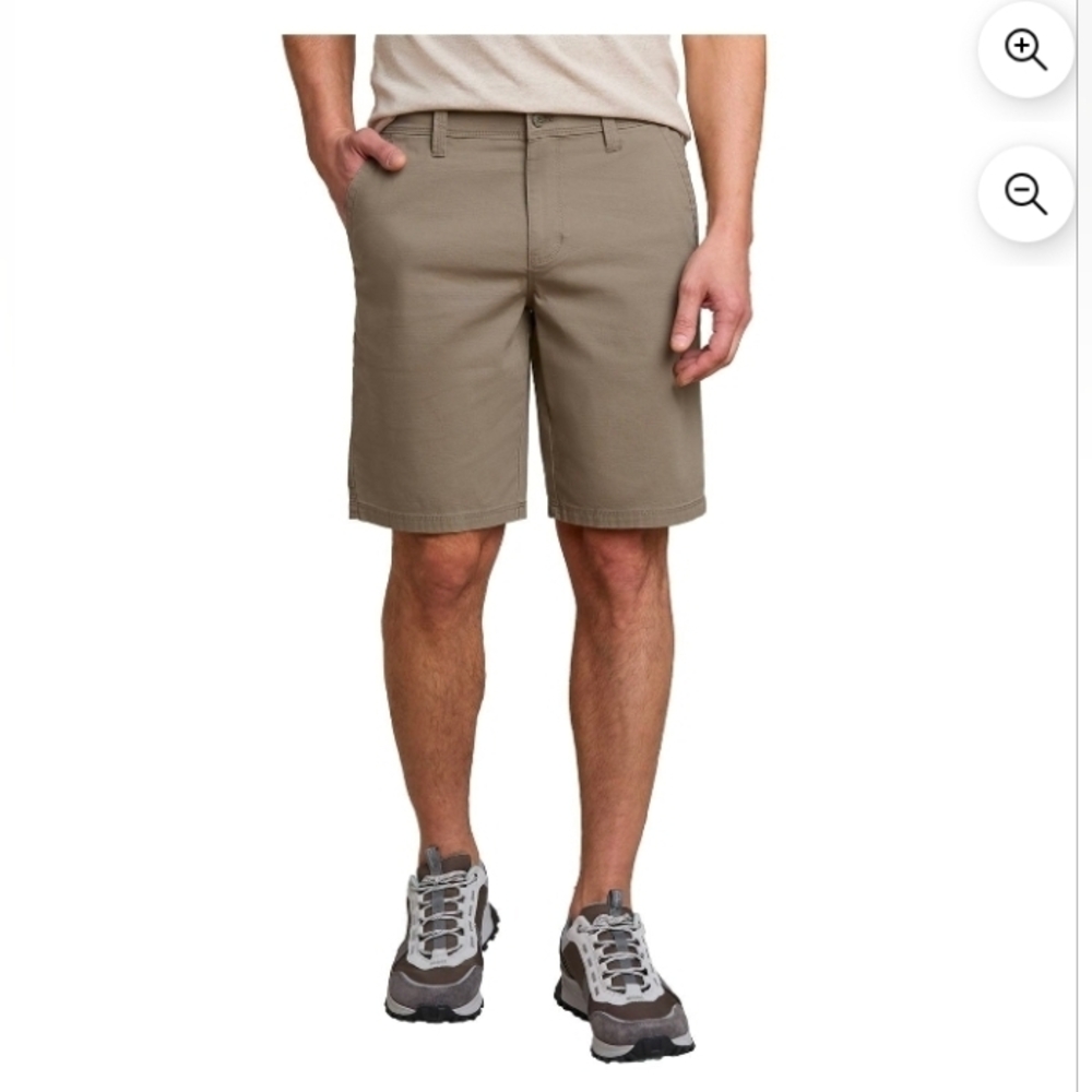 Weatherproof Trail Utility Shorts Mens Ripstop Sueded Khaki Stretch
